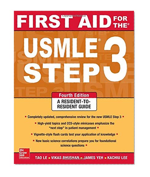Book Cover First Aid for the USMLE Step 3, Fourth Edition (First Aid USMLE)