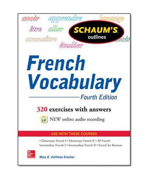 Book Cover Schaum's Outline of French Vocabulary (Schaum's Outlines)