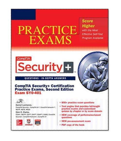 Book Cover CompTIA Security+ Certification Practice Exams, Second Edition (Exam SY0-401) (Certification Press)