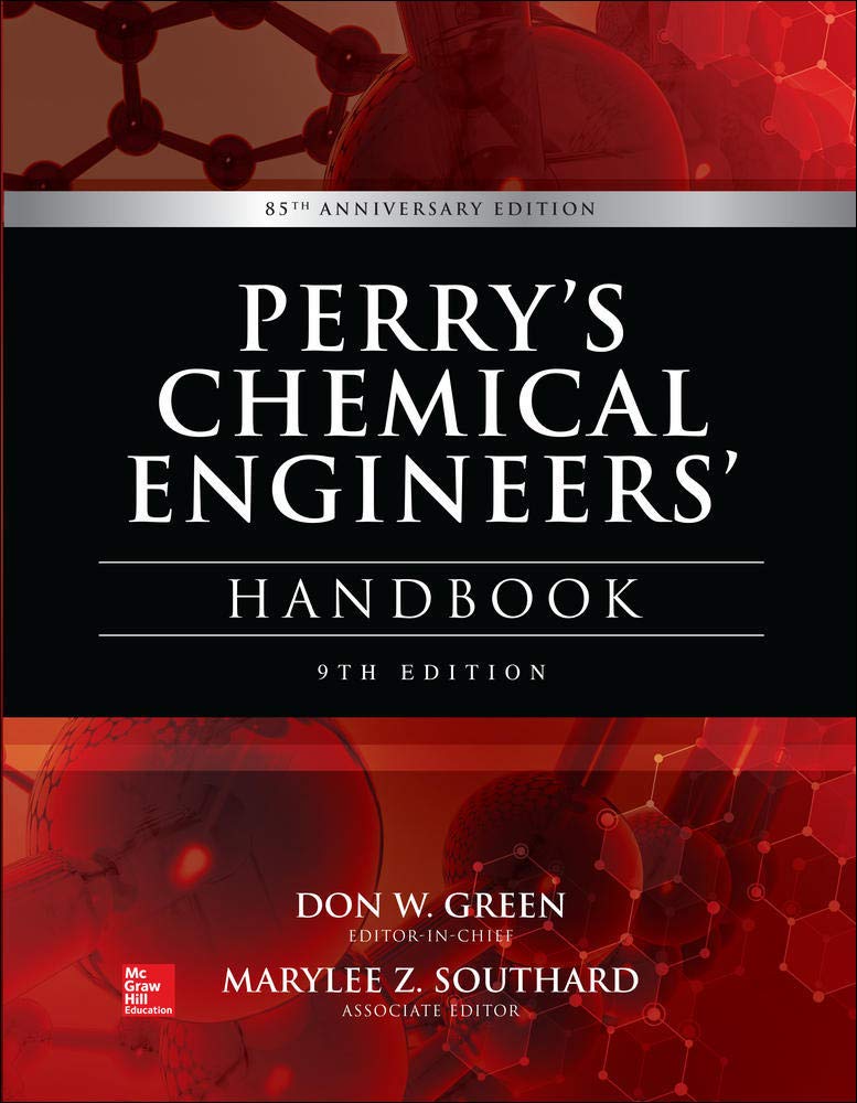 Book Cover Perry's Chemical Engineers' Handbook, 9th Edition