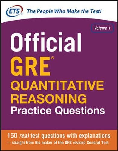 Book Cover Official GRE Quantitative Reasoning Practice Questions