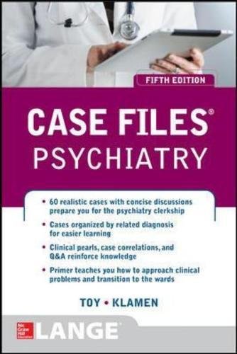 Book Cover Case Files Psychiatry, Fifth Edition (LANGE Case Files)