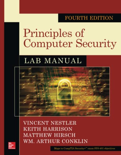 Book Cover Principles of Computer Security Lab Manual, Fourth Edition