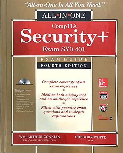 Book Cover CompTIA Security+ All-in-One Exam Guide, Fourth Edition (Exam SY0-401)