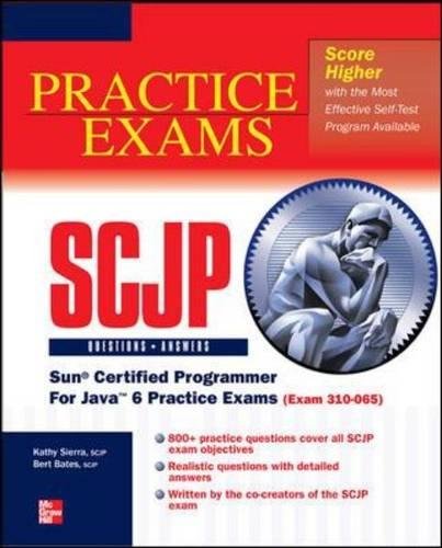 Book Cover OCP Java SE 6 Programmer Practice Exams (Exam 310-065) (Certification Press)