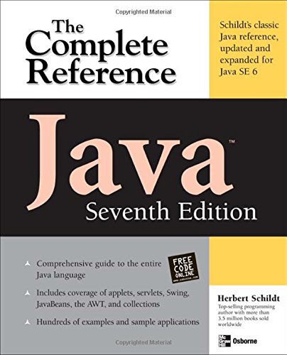 Book Cover Java The Complete Reference, Seventh Edition (Osborne Complete Reference Series)