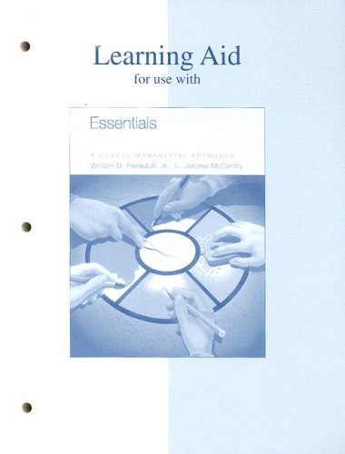 Learning Aid for use with Essentials of Marketing: A Global-Managerial Approach