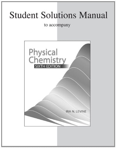 Book Cover Student Solutions Manual to accompany Physical Chemistry