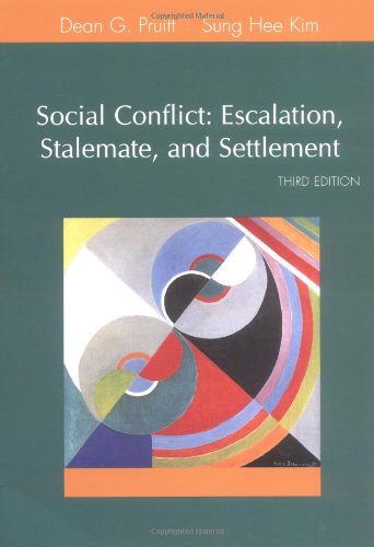 Book Cover Social Conflict: Escalation, Stalemate, and Settlement (3rd Edition)