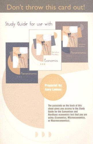 Study Guide Online Code Card t/a Economics