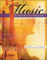 Music In Theory and Practice, Vol. 2