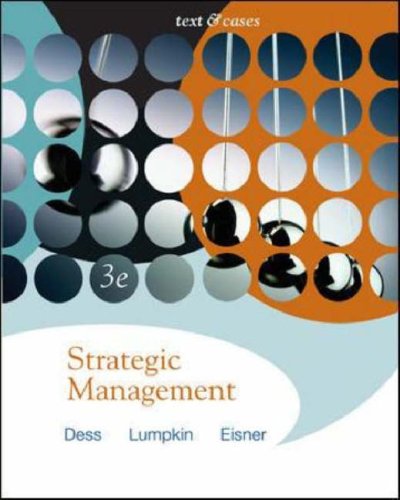 Strategic Management: Text And Cases