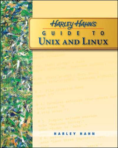 Book Cover Harley Hahn's Guide to Unix and Linux