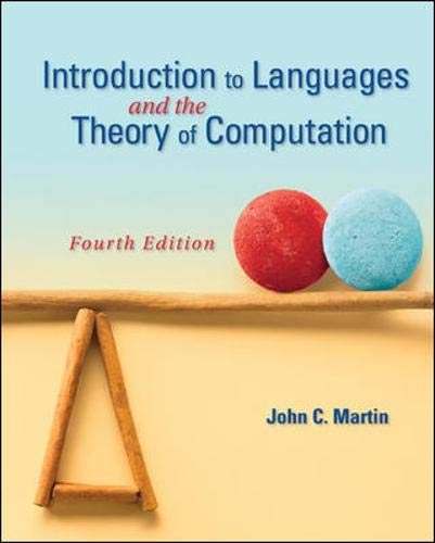 Book Cover Introduction to Languages and the Theory of Computation