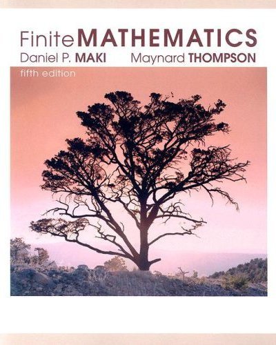 Book Cover Finite Mathematics, 5th Edition
