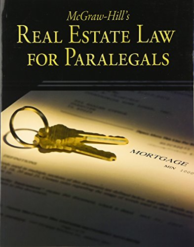 Book Cover McGraw-Hill's Real Estate Law for Paralegals
