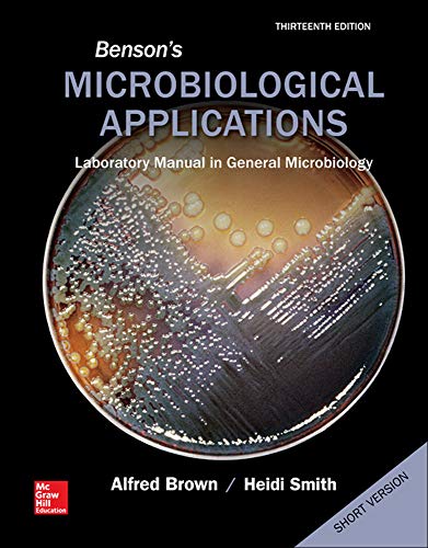 Book Cover Benson's Microbiological Applications, Laboratory Manual in General Microbiology, Short Version