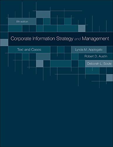 Book Cover Corporate Information Strategy and Management: Text and Cases