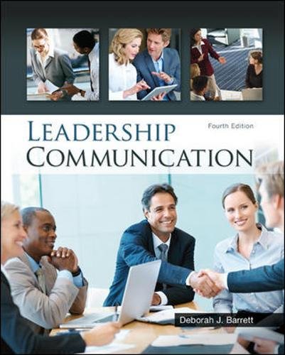 Book Cover Leadership Communication
