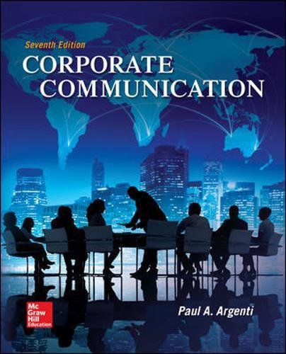 Book Cover Corporate Communication