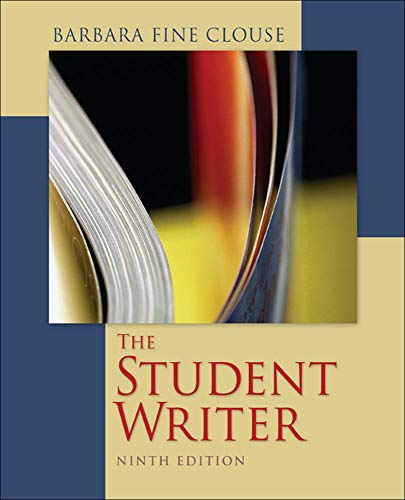 Book Cover The Student Writer