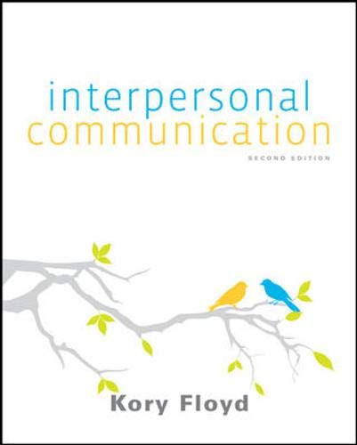Book Cover Interpersonal Communication - Standalone book
