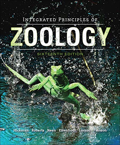 Book Cover Integrated Principles of Zoology
