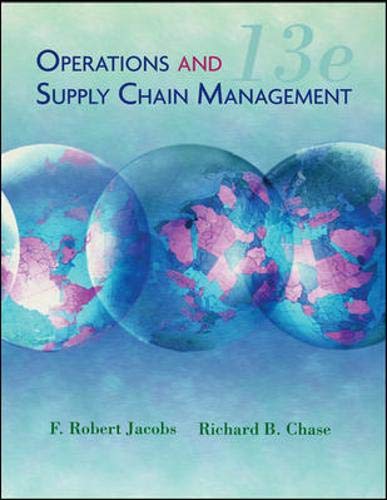 Book Cover Operations and Supply Chain Management (The Mcgraw-hill/Irwin Series)