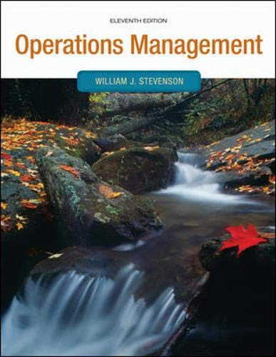 Book Cover Operations Management (Operations and Decision Sciences)