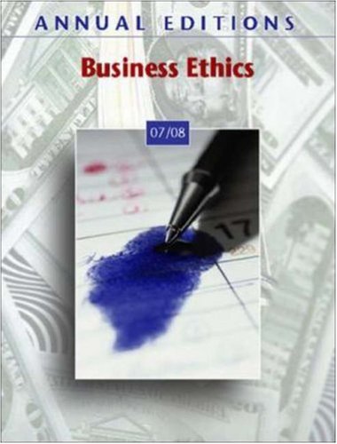 Annual Editions: Business Ethics 07/08