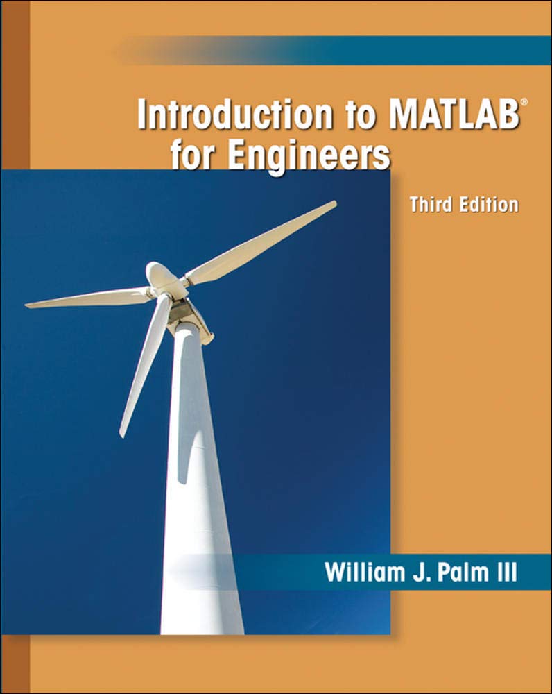 Book Cover Introduction to MATLAB for Engineers