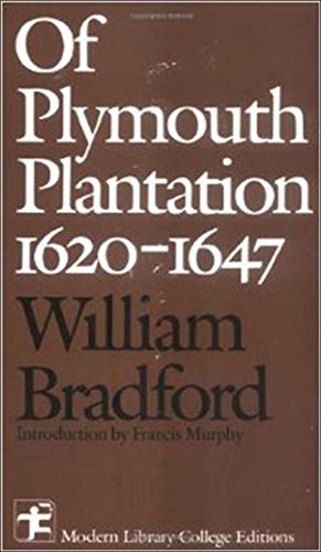 Book Cover Of Plymouth Plantation 1620 - 1647