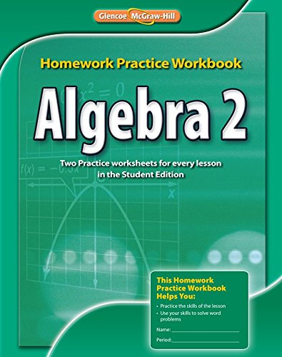 Book Cover Algebra 2, Homework Practice Workbook (MERRILL ALGEBRA 2)