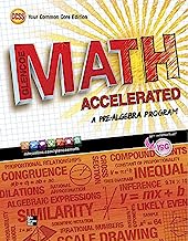 Book Cover Glencoe Math Accelerated, Student Edition (MERRILL PRE-ALGEBRA)