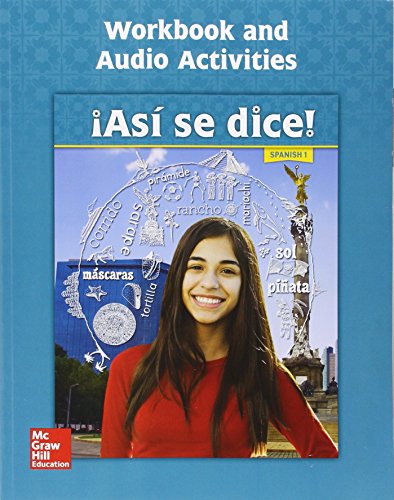 Book Cover Asi se dice! Level 1, Workbook and Audio Activities (SPANISH)