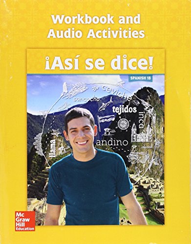 Book Cover Asi se dice! Level 1B, Workbook and Audio Activities (SPANISH)