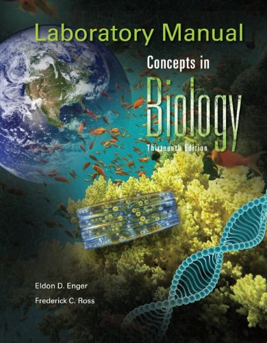 Book Cover Laboratory Manual Concepts in Biology
