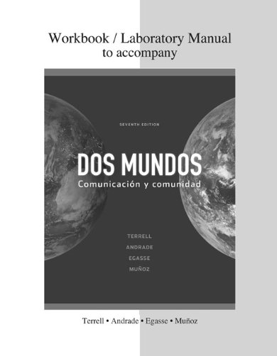 Book Cover Combined Workbook/Lab Manual to accompany Dos mundos