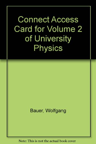 Connect Access Card for Volume 2 of University Physics