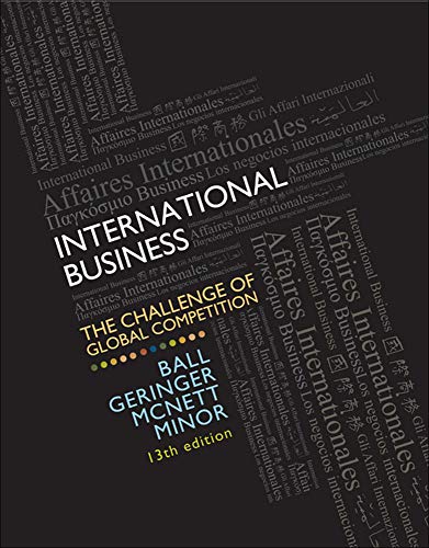 Book Cover International Business: The Challenge of Global Competition, 13th Edition