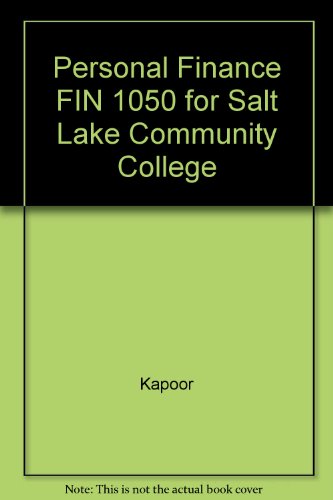 Personal Finance FIN 1050 for Salt Lake Community College