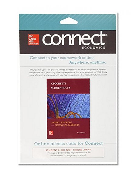 Book Cover Connect Economics with LearnSmart One Semester Access Card for Money, Banking and Financial Markets