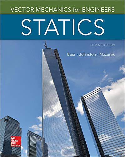 Book Cover Vector Mechanics for Engineers: Statics, 11th Edition