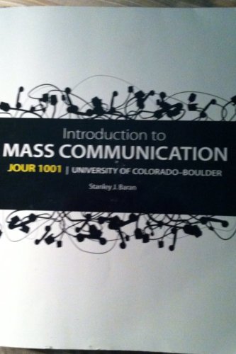 Book Cover Introduction to Mass Communications (Journalism 1001: University of CO Boulder)