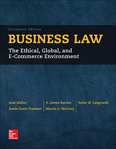 Book Cover Business Law