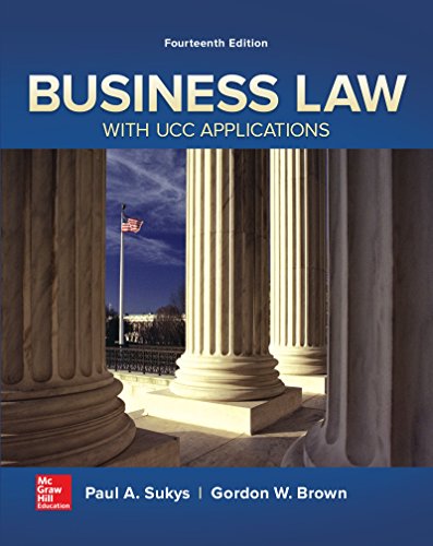 Book Cover Business Law with UCC Applications