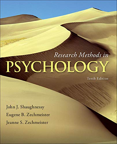 Book Cover Research Methods in Psychology