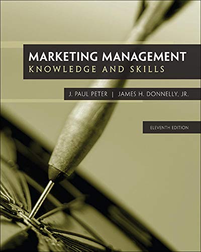Book Cover Marketing Management: Knowledge and Skills, 11th Edition