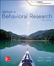 Book Cover Methods in Behavioral Research (B&B Psychology) Standalone Book