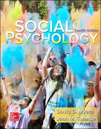 Book Cover Loose-leaf for Social Psychology